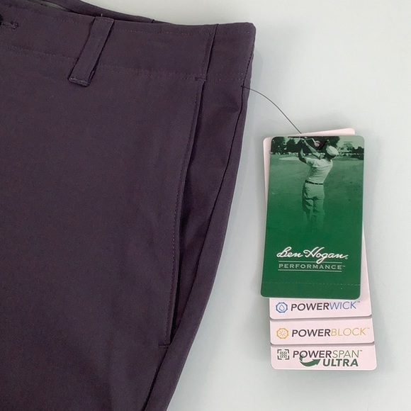 Ben Hogan Performance Nine iron flat front Power Series Golf shorts size 30 NWT - Picture 8 of 14